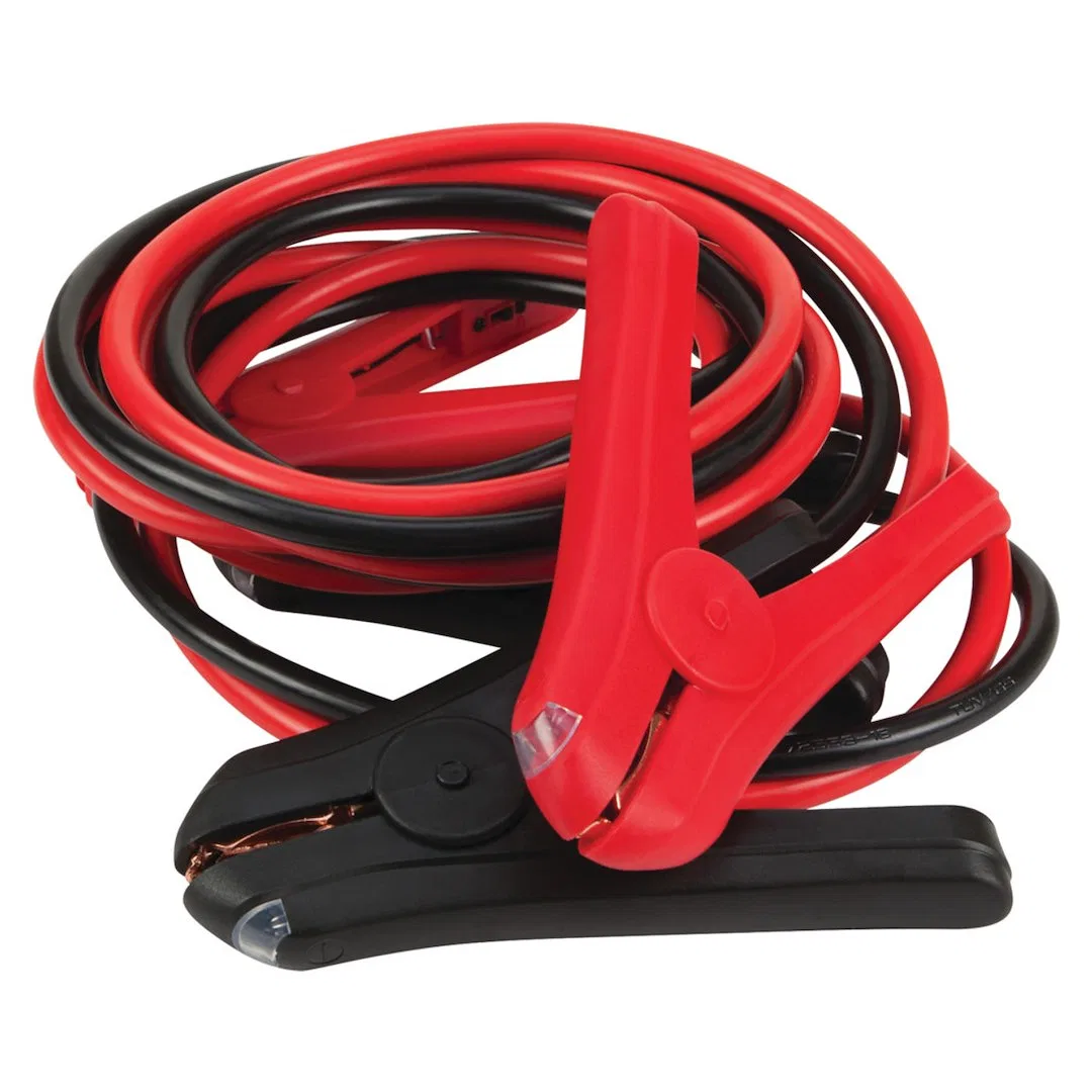 W1675 – PERFORM TOOL Battery Jumper Cable, 220 Amp/ 400 Peak Amp 4 Gauge 10 Foot Red And Black